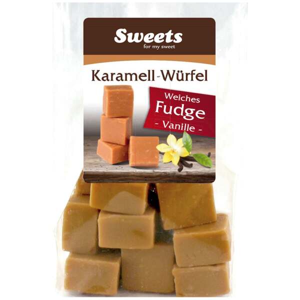 Image of Karamell-Würfel weiches Fudge Vanille 200g
