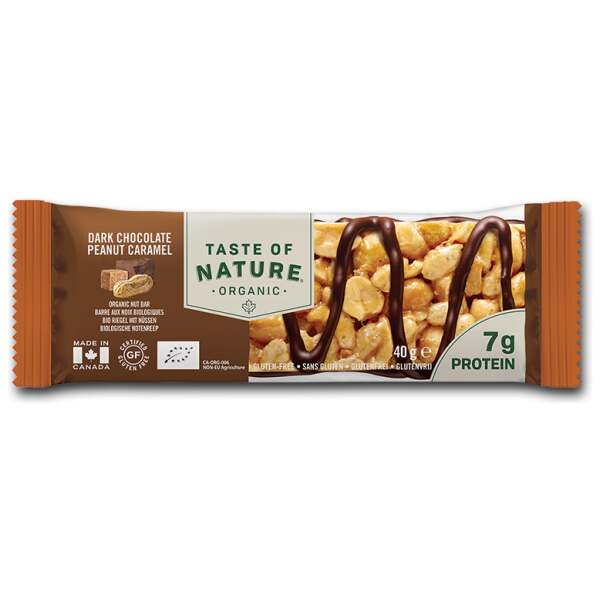 Image of Taste of Nature Chocolate Protein Peanut Caramel 40g bei Sweets.ch