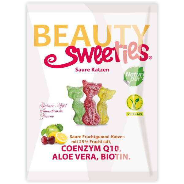Image of Beauty Sweeties Saure Katzen 125g