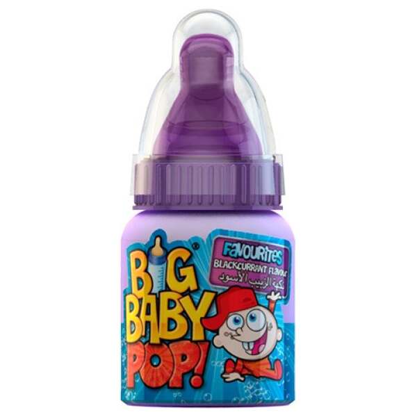 Image of Bazooka Big Baby Pop Blackcurrant 32g