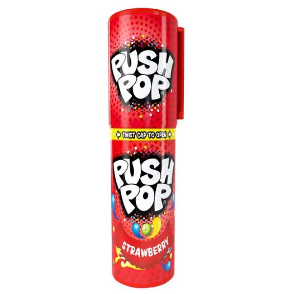 Image of Bazooka Push Pop Strawberry 15g