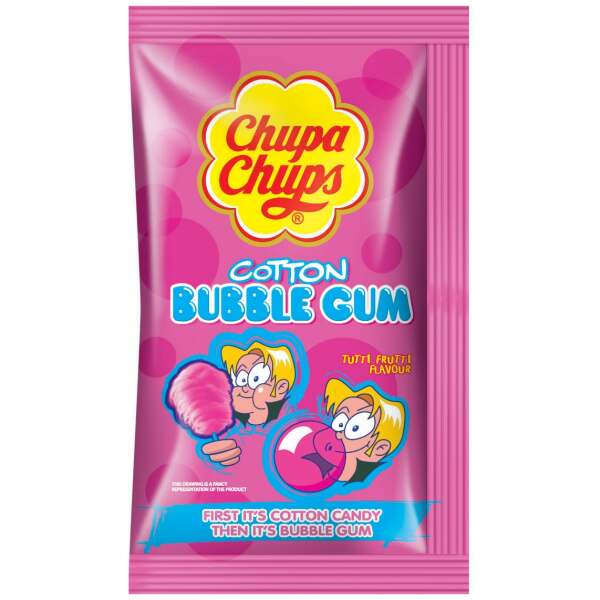 Image of Chupa Chups Cotton Bubble Gum Tutti Frutti 11g bei Sweets.ch