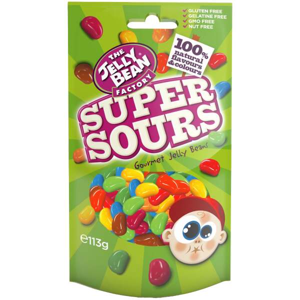 Image of The Jelly Bean Factory Gourmet Super Sours 113g bei Sweets.ch