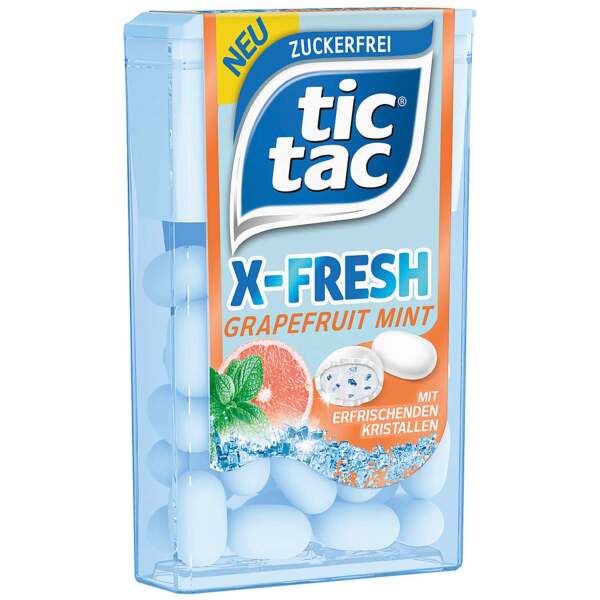 Image of tic tac X-Fresh grapefruit mint zuckerfrei 16,4g