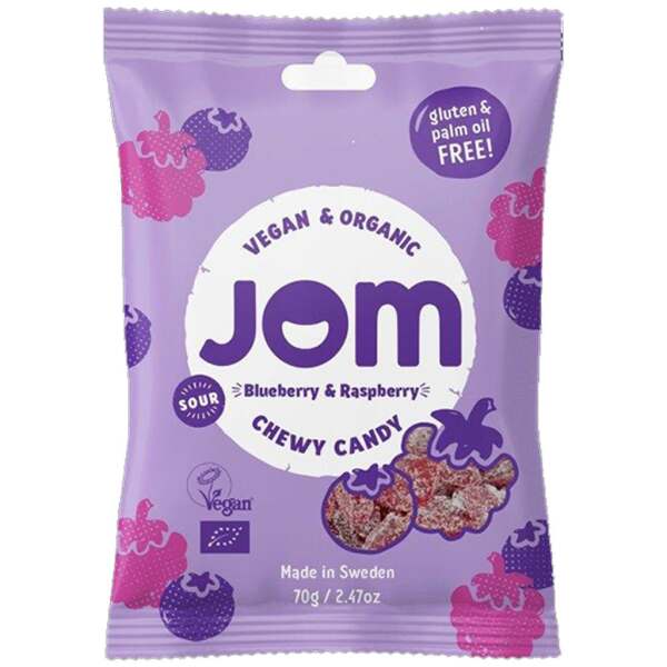 Image of Jom Blueberry & Rasperry 70g bei Sweets.ch