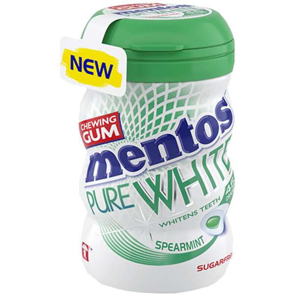 Image of Mentos Gum Pure White Spearmint 90g bei Sweets.ch