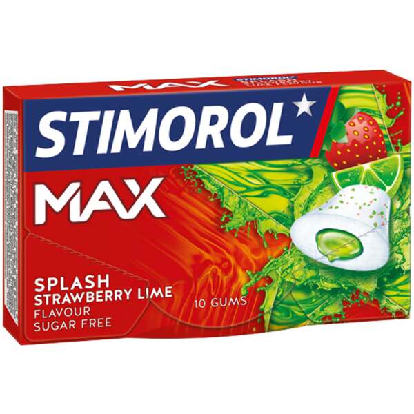 Image of Stimorol Max Splash Strawberry Lime 22g bei Sweets.ch