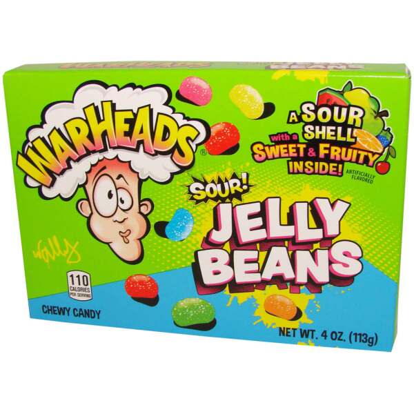 Image of Warheads Sour Jelly Beans 113g bei Sweets.ch