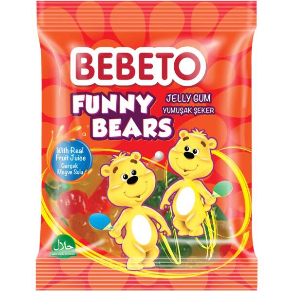 Image of Bebeto Jelly Gum Funny Bears 80g