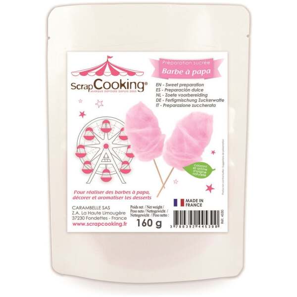Image of Fertigmischung Zuckerwatte rosa 160g