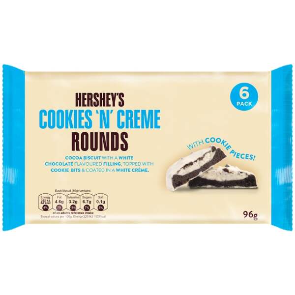 Image of Hershey's Cookies'n'Creme 96g bei Sweets.ch