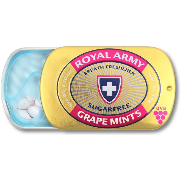 Image of Royal Army Grape Mints 14g bei Sweets.ch