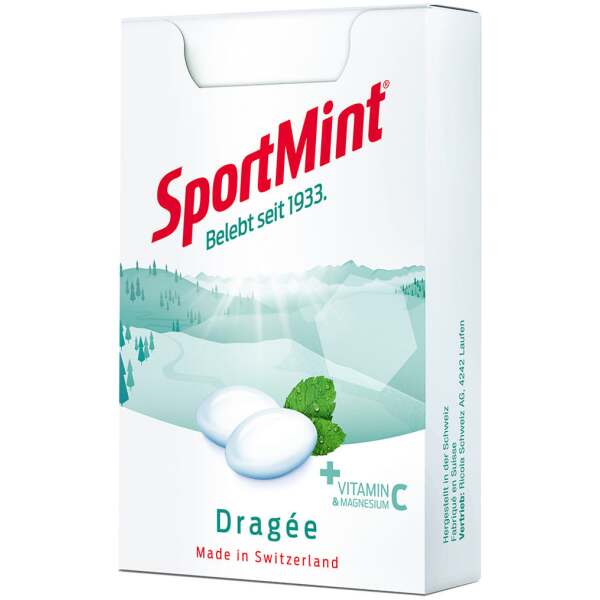 Image of SportMint Dragéé Box Spearmint 48g bei Sweets.ch