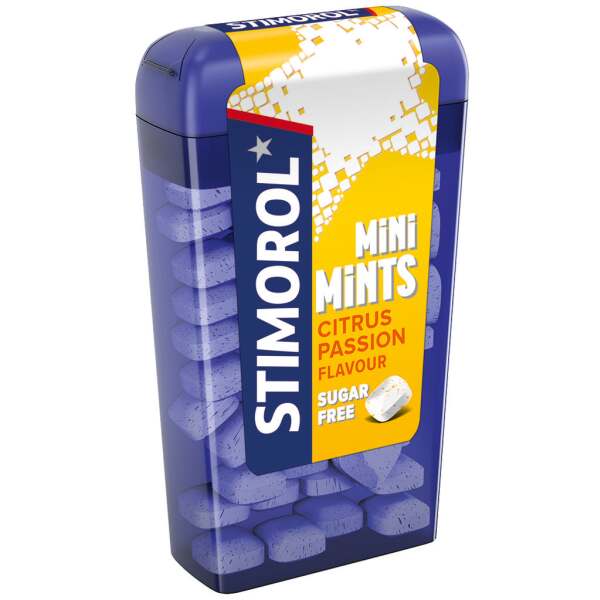 Image of Stimorol Mini Mints Citrus-Passionfruit 12.5g bei Sweets.ch