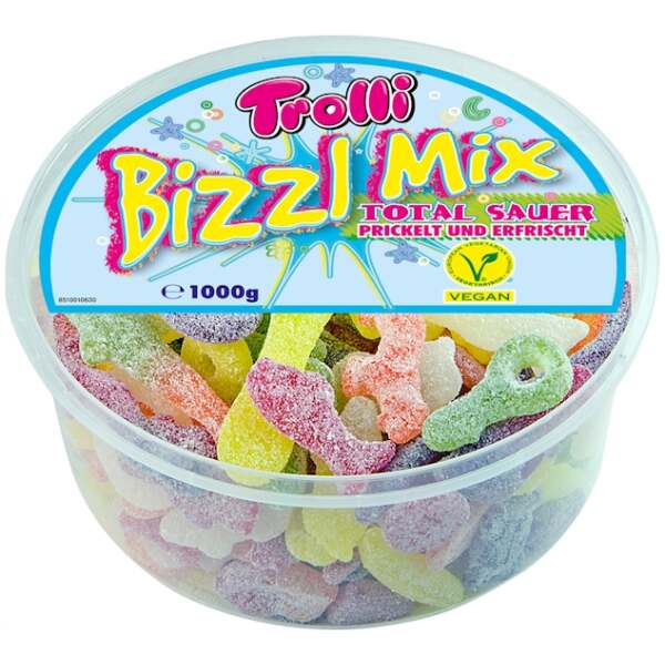 Image of Trolli Bizzl Mix Dose 1000g bei Sweets.ch