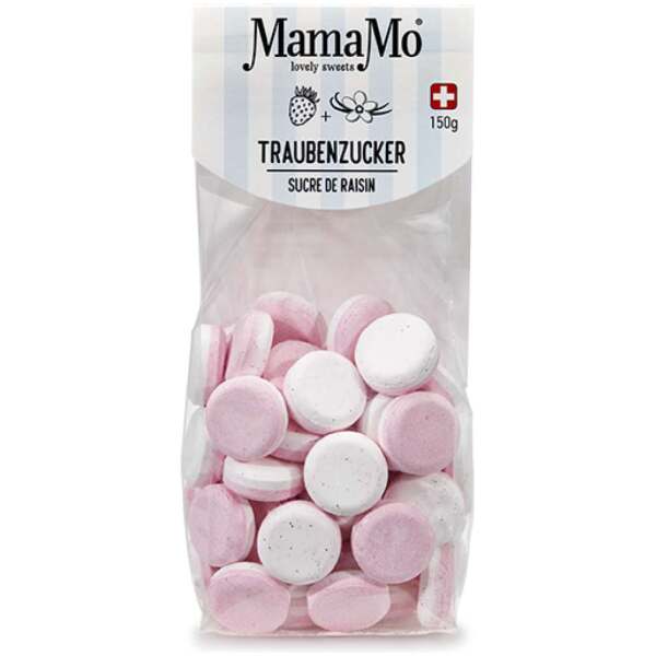 Image of MamaMo Traubenzucker 2in1 Erdbeer-Vanille 150g