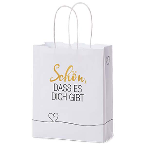 Image of Geschenktasche - Schön, dass es dich gibt (klein) bei Sweets.ch