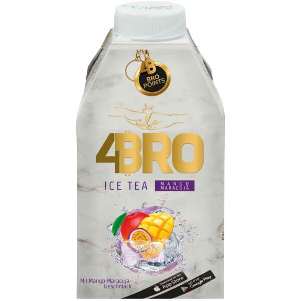 Image of 4Bro Ice Tea Mango Maracuja 500ml