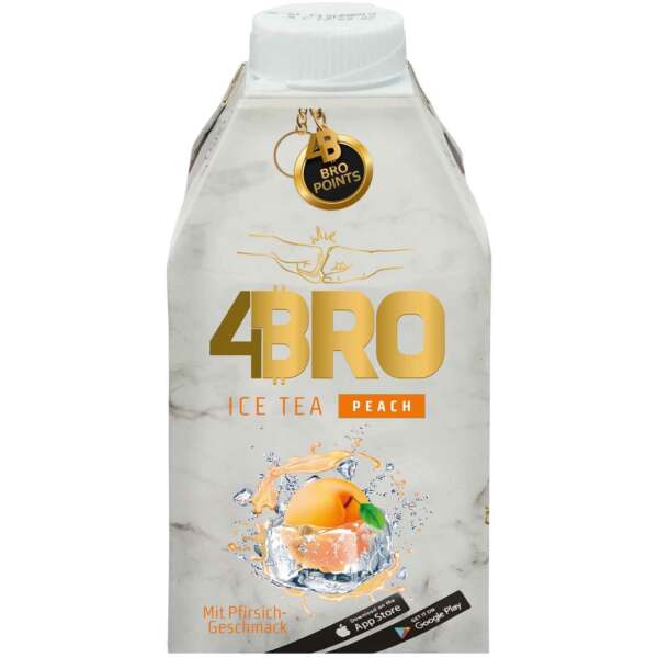Image of 4Bro Ice Tea Peach 500ml bei Sweets.ch