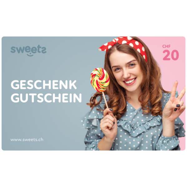 Image of Geschenkgutschein CHF 20.00 bei Sweets.ch
