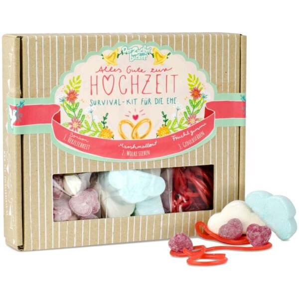 Image of Hochzeits Survival Kit Box Naschbox bei Sweets.ch