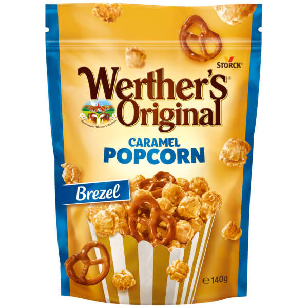Image of Werther's Original Caramel Popcorn Brezel 140g bei Sweets.ch