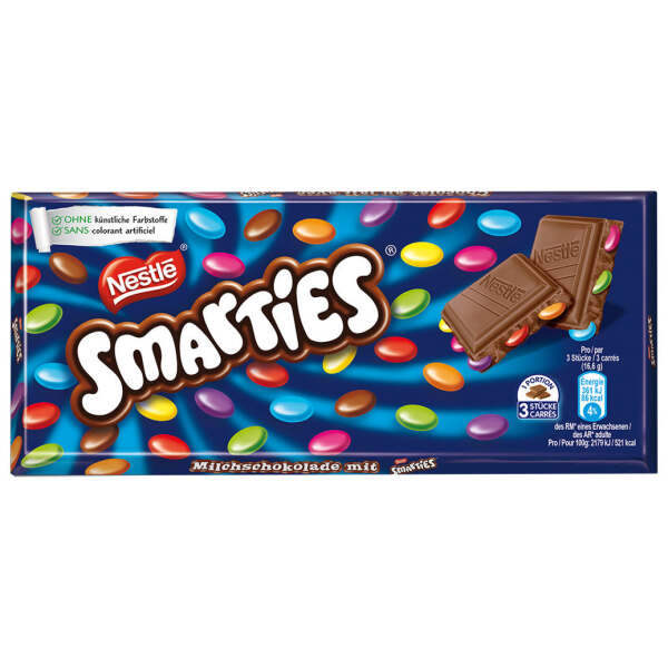 Image of Smarties Schokoladentafel 100g bei Sweets.ch