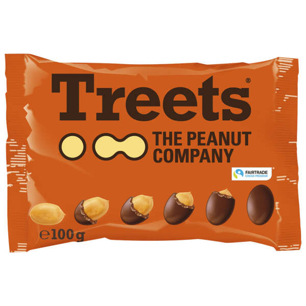 Image of Treets Peanut Milk Chocolat 100g bei Sweets.ch