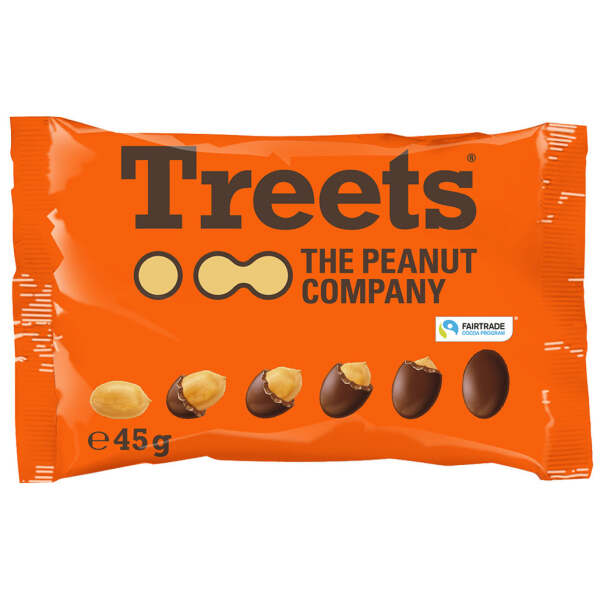 Image of Treets Peanut Milk Chocolat 45g bei Sweets.ch