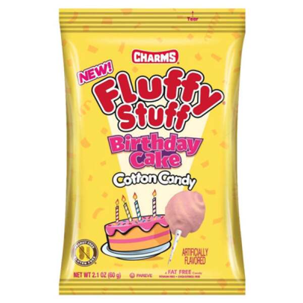 Image of Charms Fluffy Stuff Birthday Cake Candy Cotton bei Sweets.ch