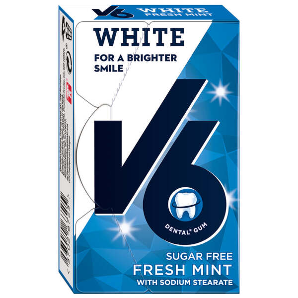 Image of V6 White Fresh Mint 24g bei Sweets.ch