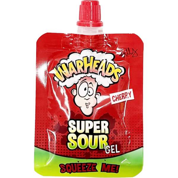 Image of Warheads Super Sour Gel Cherry 20g
