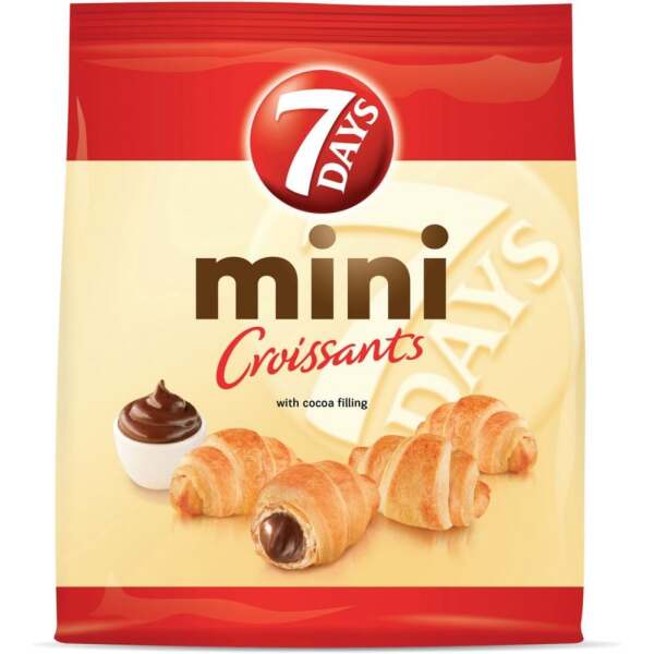 Image of 7Days Mini Croissant mit Kakaocremfüllung 185g