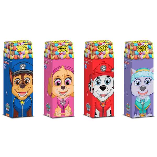 Image of Paw Patrol Choco Drops 30g 4er Set bei Sweets.ch