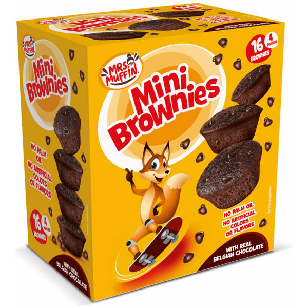 Image of Lazaro Mrs. Muffin Mini Brownies Schokolade 188g bei Sweets.ch