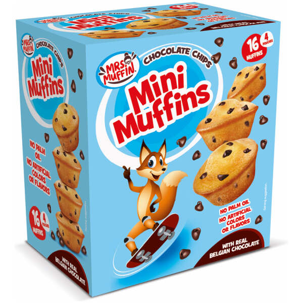 Image of Lazaro Mrs. Muffin Mini Muffins Schokostückchen 188g bei Sweets.ch