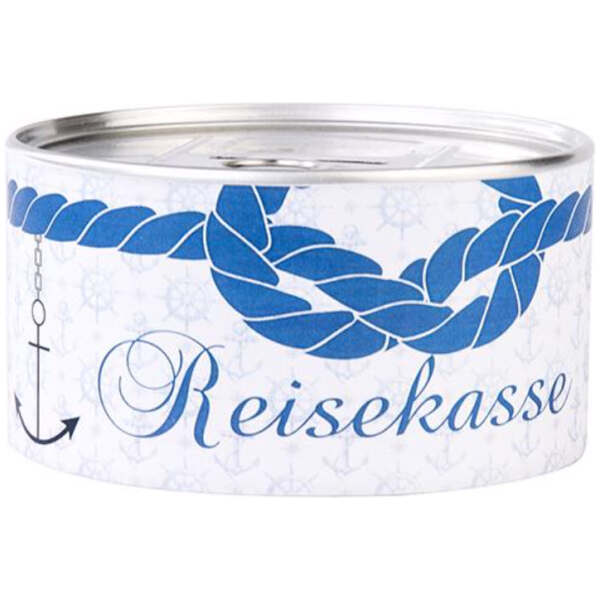 Image of Reisekasse Spardose blau bei Sweets.ch