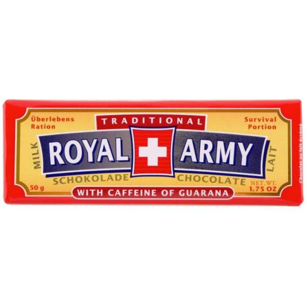 Image of Royal Army Milchschokolade mit Guarana 50g bei Sweets.ch