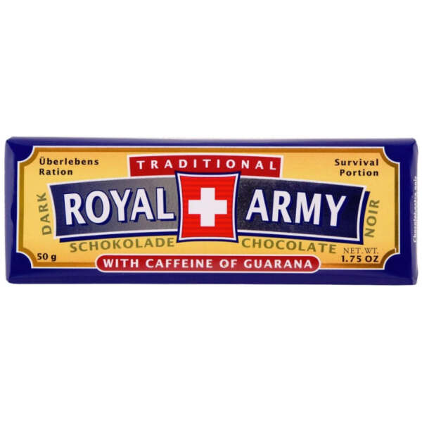 Image of Royal Army Zartbitter-Schokolade mit Guarana 50g bei Sweets.ch