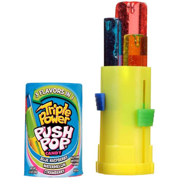 Image of Bazooka Triple Push Pop 34g