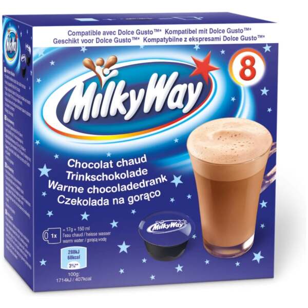 Image of Milky Way Trinkschokolade Dolce Gusto Kapseln 8x17g bei Sweets.ch