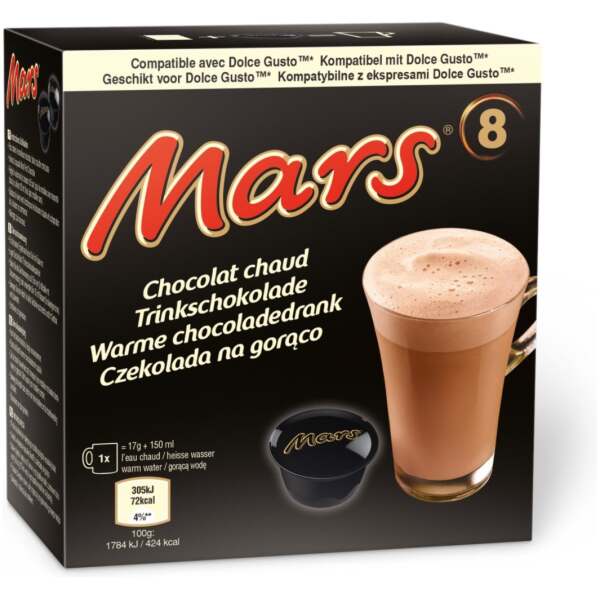 Image of Mars Trinkschokolade Dolce Gusto Kapseln 8x17g bei Sweets.ch