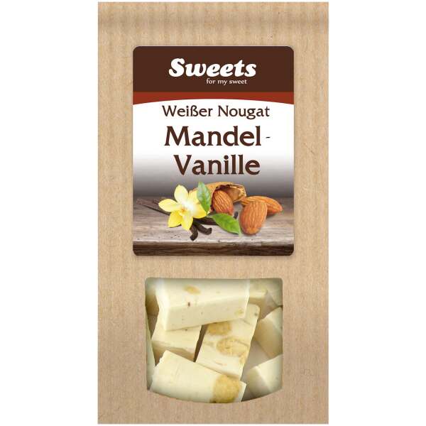 Image of Weisser Nougat Mandel-Vanille 100g bei Sweets.ch