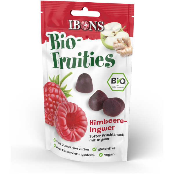 Image of Ibons Fruities Ingwer-Himbeere 35g bei Sweets.ch