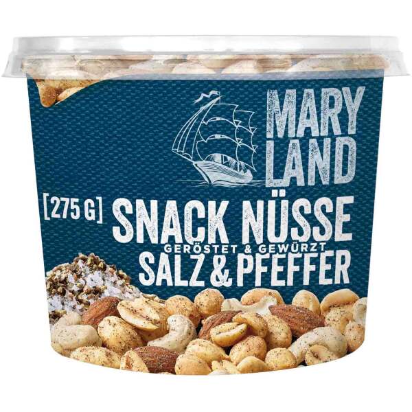 Image of Maryland Snack Nüsse Salz & Pfeffer 275g bei Sweets.ch