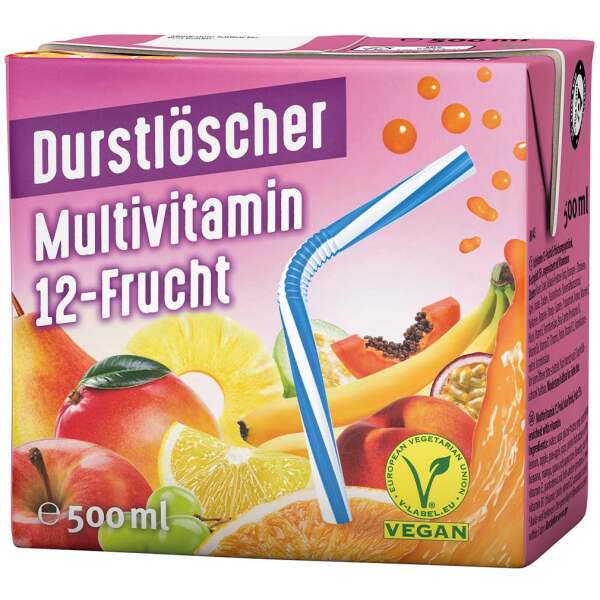 Image of Durstlöscher Multivitamin 12-Frucht 500ml bei Sweets.ch