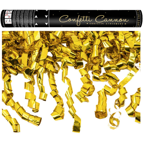 Image of Konfettikanone metallic gold 40cm bei Sweets.ch