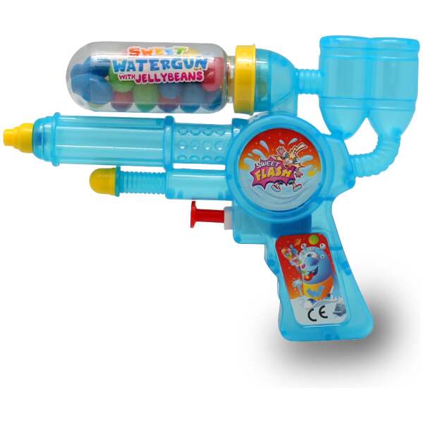 Image of Sweet Watergun mit Jelly Beans 20g blau bei Sweets.ch