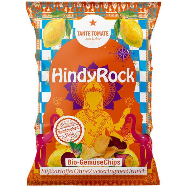 Image of Tante Tomate Hindy Rock Bio-Gemüse-Chips 70g bei Sweets.ch