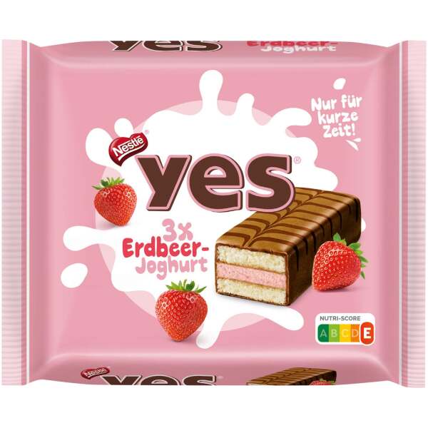 Image of YES Erdbeer-Joghurt 3x32g bei Sweets.ch